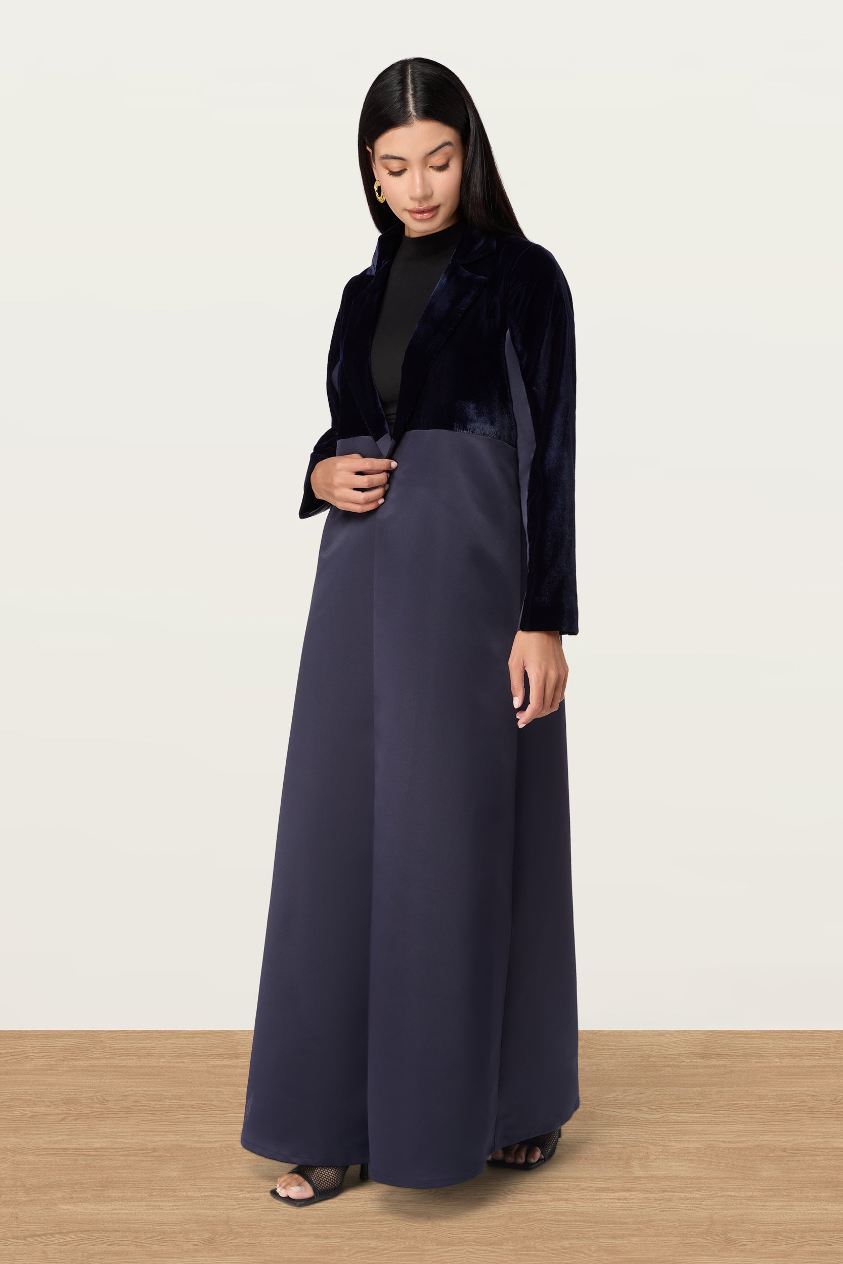 Ella in Navy