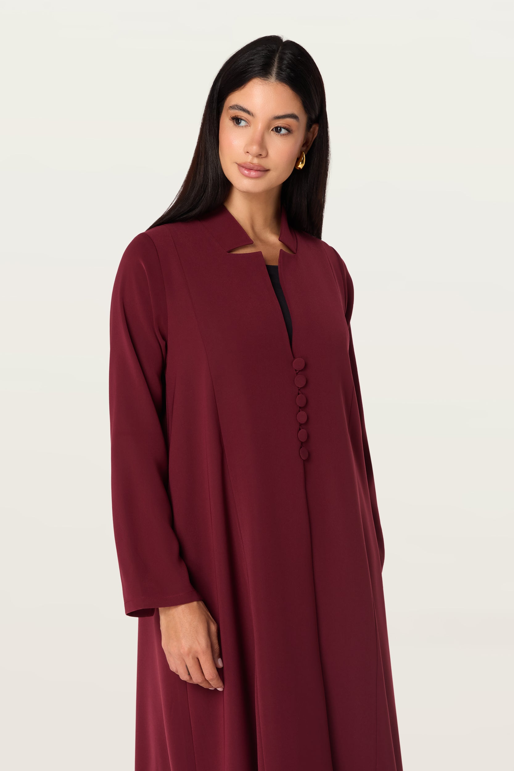 Fatma in Maroon