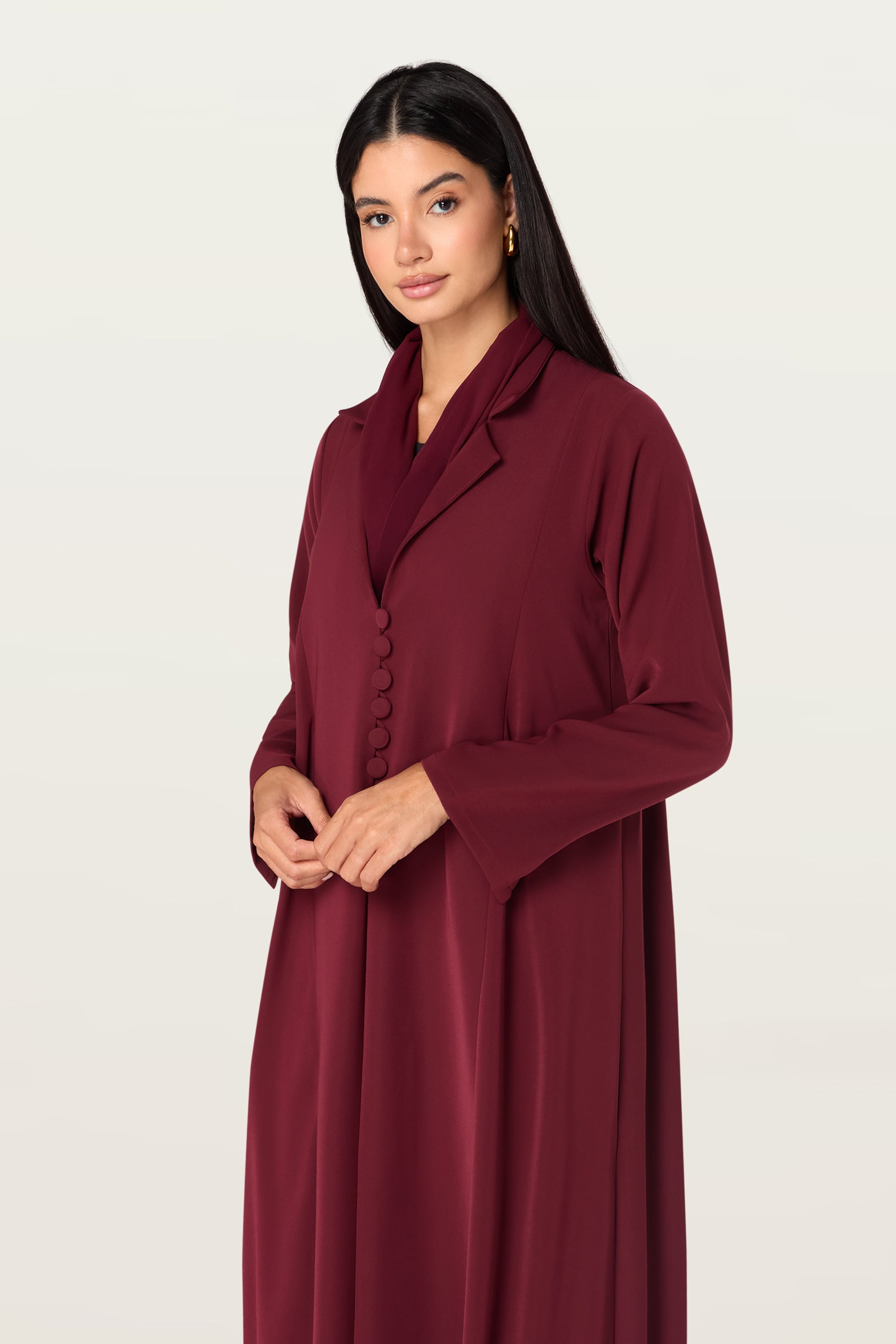 Fatma in Maroon