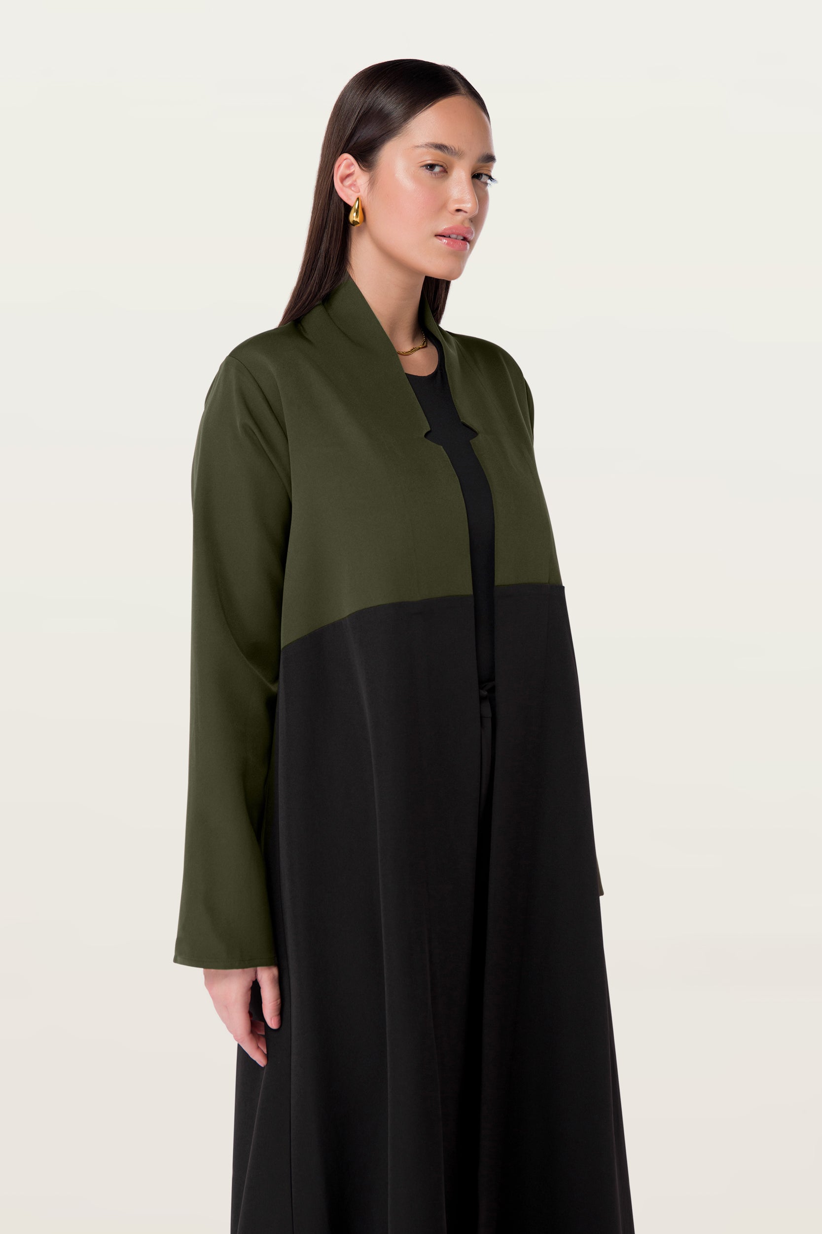 Lea in Olive-Black