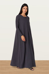 Meera in Grey Navy