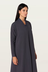 Meera in Grey Navy