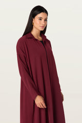Nuha in Maroon