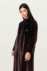 Velvet stars in Brown