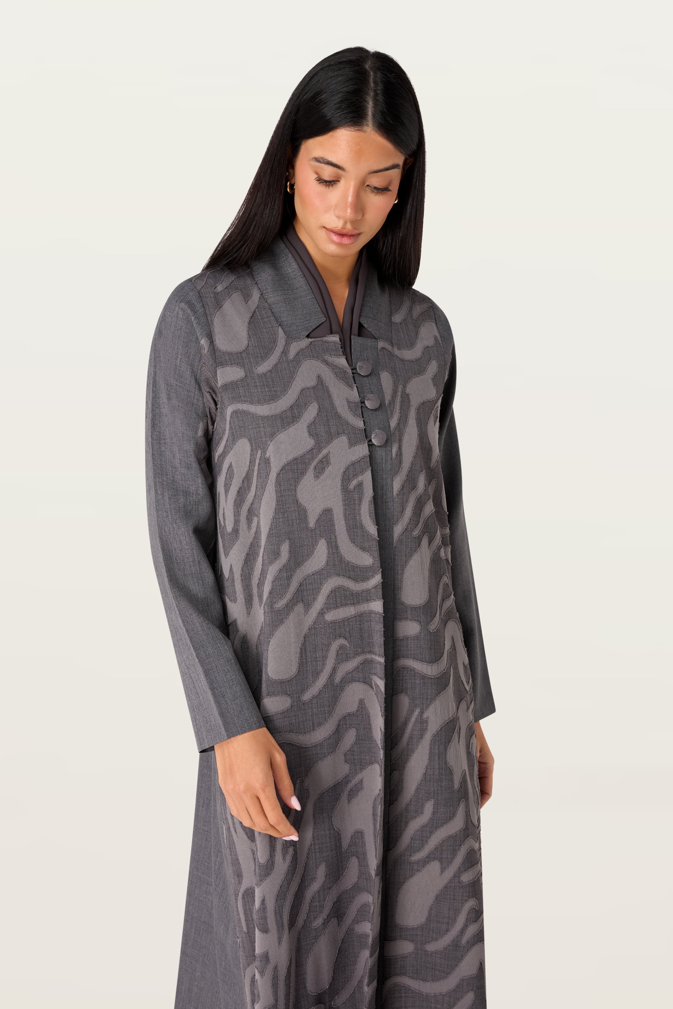 Hamda in Grey