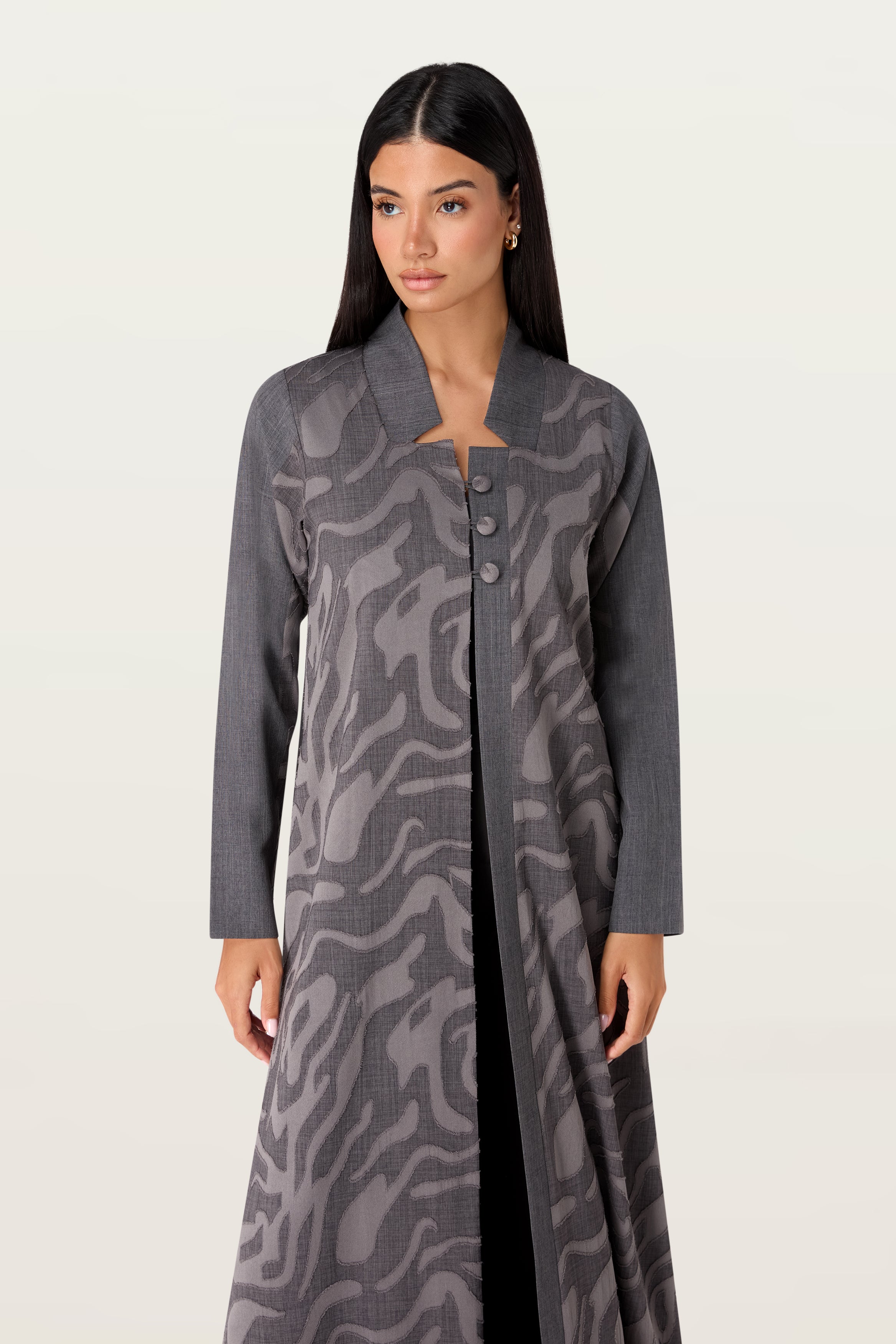 Hamda in Grey