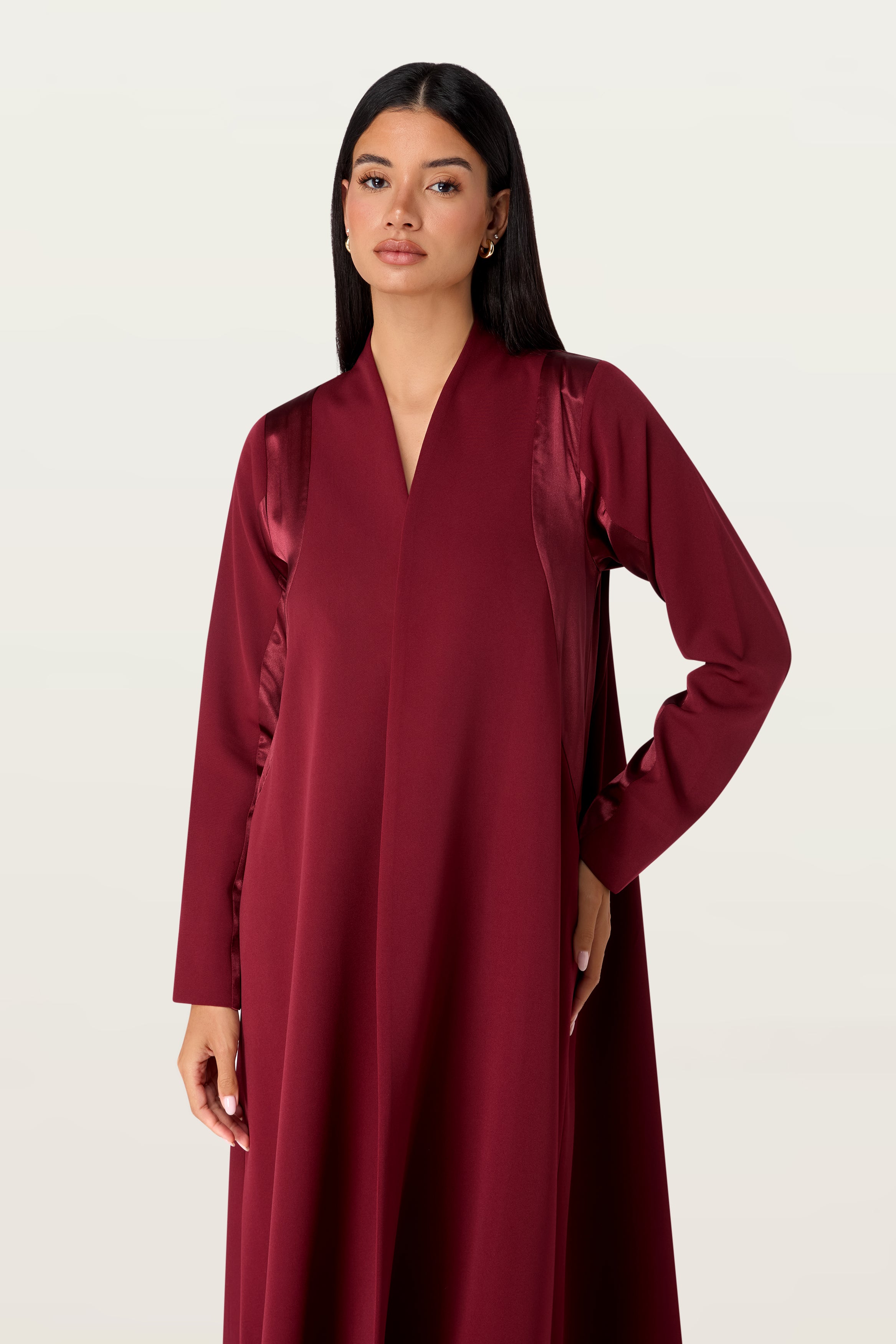 Mila in Maroon